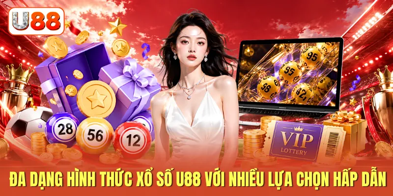 Đa dạng hình thức xổ số U88 với nhiều lựa chọn hấp dẫn